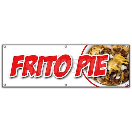 Signmission FRITO PIE BANNER SIGN chili cheese corn chips texas style tamale fresh B-72 Frito Pie